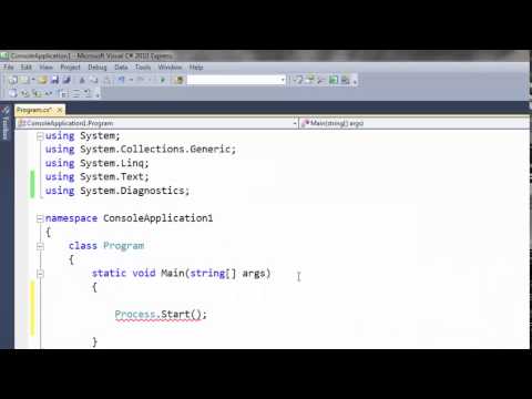 Open PDF file using C# Console Application
