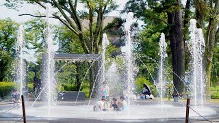 水のオブジェ　噴水 噴水・じゃぶじゃぶ池】水城公園 親水設備 設計・施工（埼玉県