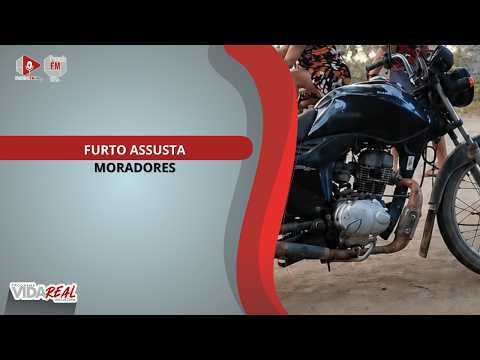 Moto é furtada durante a madrugada no povoado Perucaba, em Igreja Nova