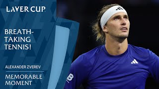What a Point! | Zverev Wins Stunning Rally | Laver Cup 2025