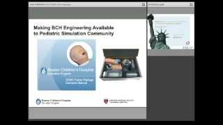 IPSS Webianr: Building a Pediatric Simulation Program - A Toolkit By Peter Weinstock