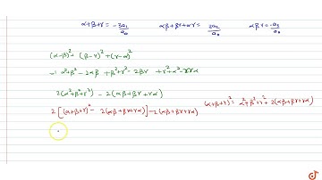 Let `alpha, beta` and `gamma` be the roots of the cubic equation `a_0x^3+3a_1x^2+3a_2x+a_3=0(a