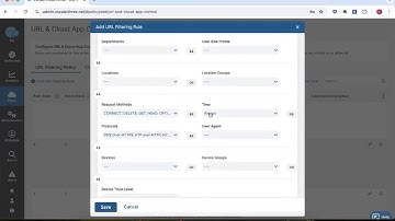 ZIA URL & Cloud App Control