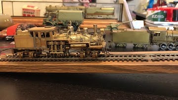 PFM/United Brass HO 2-Truck Shay Steam Locomotive Climb Test 100:1000 Slope