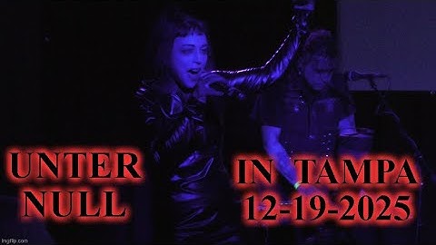 Unter Null in Tampa 12-19-2025