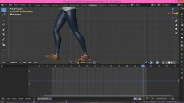 Walk Cycle part 2- Fixing kneel Pop-Blender Animation Tutorial