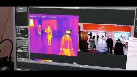 Multi  Objects Body Temperature Measure Thermal Imaging IP Camera