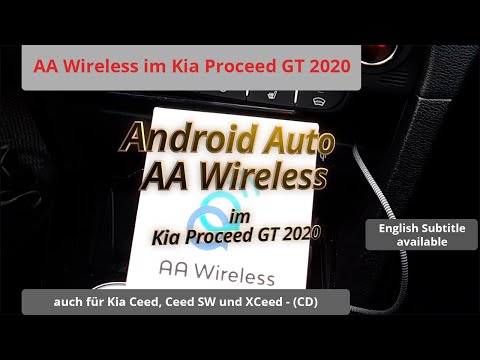 AA Wireless (Android Auto Wireless) in the Kia Proceed GT 2020