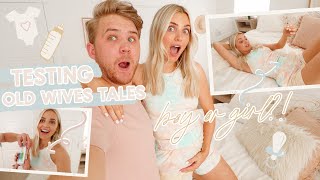 Testing Old Wives Tales for Baby #2! BOY OR GIRL?! | Aspyn Ovard