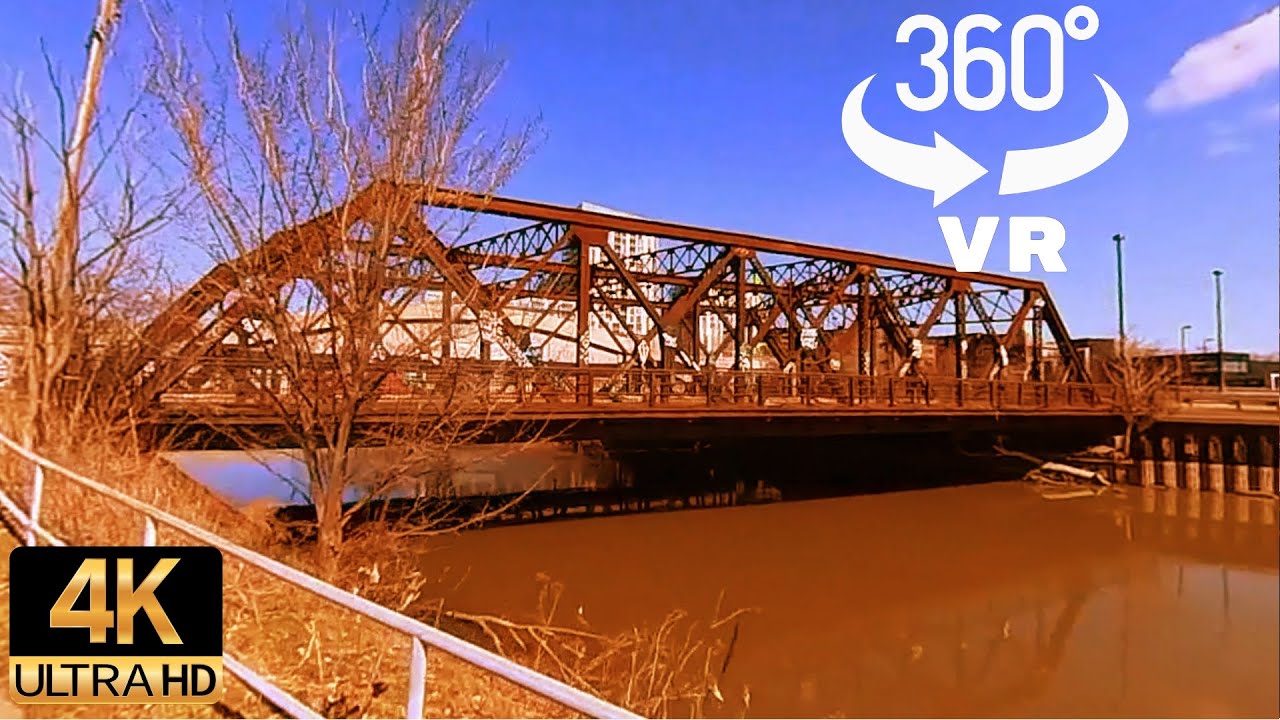 360Video VR 4K Don Valley River Trail Toronto