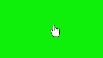 Mouse click hand effect green screen with sound, click sound with mouse hand green screen by Tech Nk