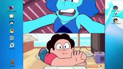 Steven Universe   Video Chat with Peridot and Lapis(Short)