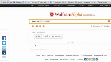 Using Wolframalpha