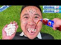 Coca Cola,Fanta,Mtn Dew,Pepsi,Sprite and mouth vs Mentos in Big Underground|Different color snacks