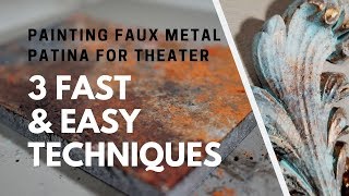 Painting Faux Rust and Patinas for Theater - Scenic Art