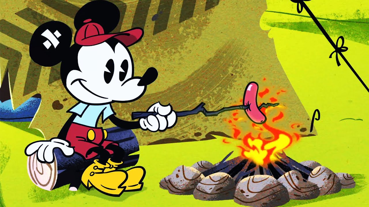 Roughin' It | A Mickey Mouse Cartoon | Disney Shorts - YouTube