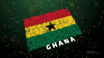 Ghana Flag Particles Animation/2022