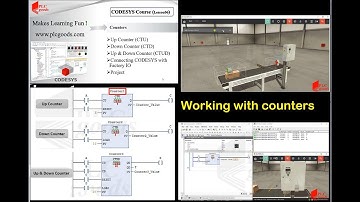 Codesys Counter Tutorial with Factory I/O | Up Counter (CTU) Explained   | Lesson 6