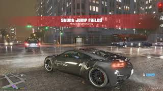 ULTRA HDR GRAFICS 8 K😎 -GTA 5 GAMEPLAY-LOS SANTOS NIGHT STREET🚗 CAR RACING