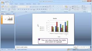 How to format a chart with PowerPoint 2007