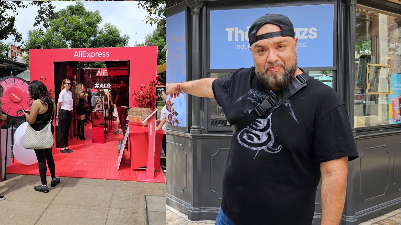 AliExpress offline pop event in LA - YouTube