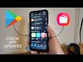 How to check for app updates on Android on Play Store and Galaxy Store #android #androidtips