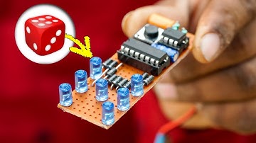 I made this Digital Dice 🎲 Circuit at Home