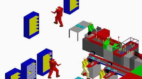Assembly line simulation