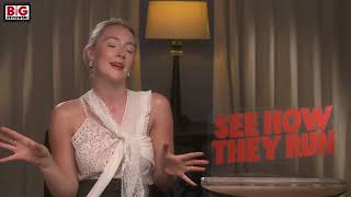 Saoirse Ronan on See How They Run, camp comedy \& working with Paul Mescal