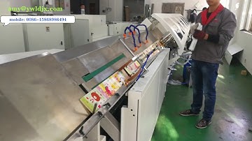 LDGNB760Z fully automatic glue taped notebook make machine