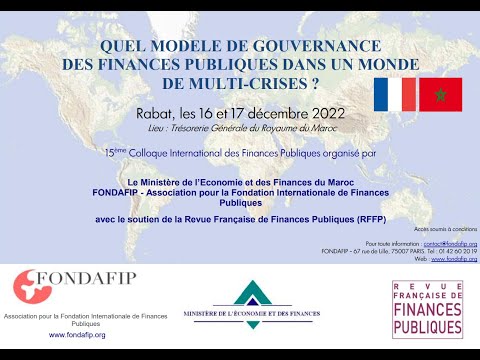 En direct. 15ème Colloque International des Finances Publiques