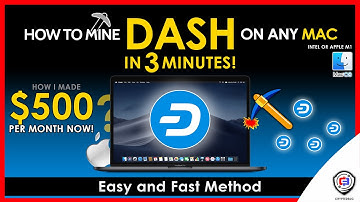 How To Mine Dash On Any MAC | Intel or M1 | DASH | Fast and Easy | Beginner Guide