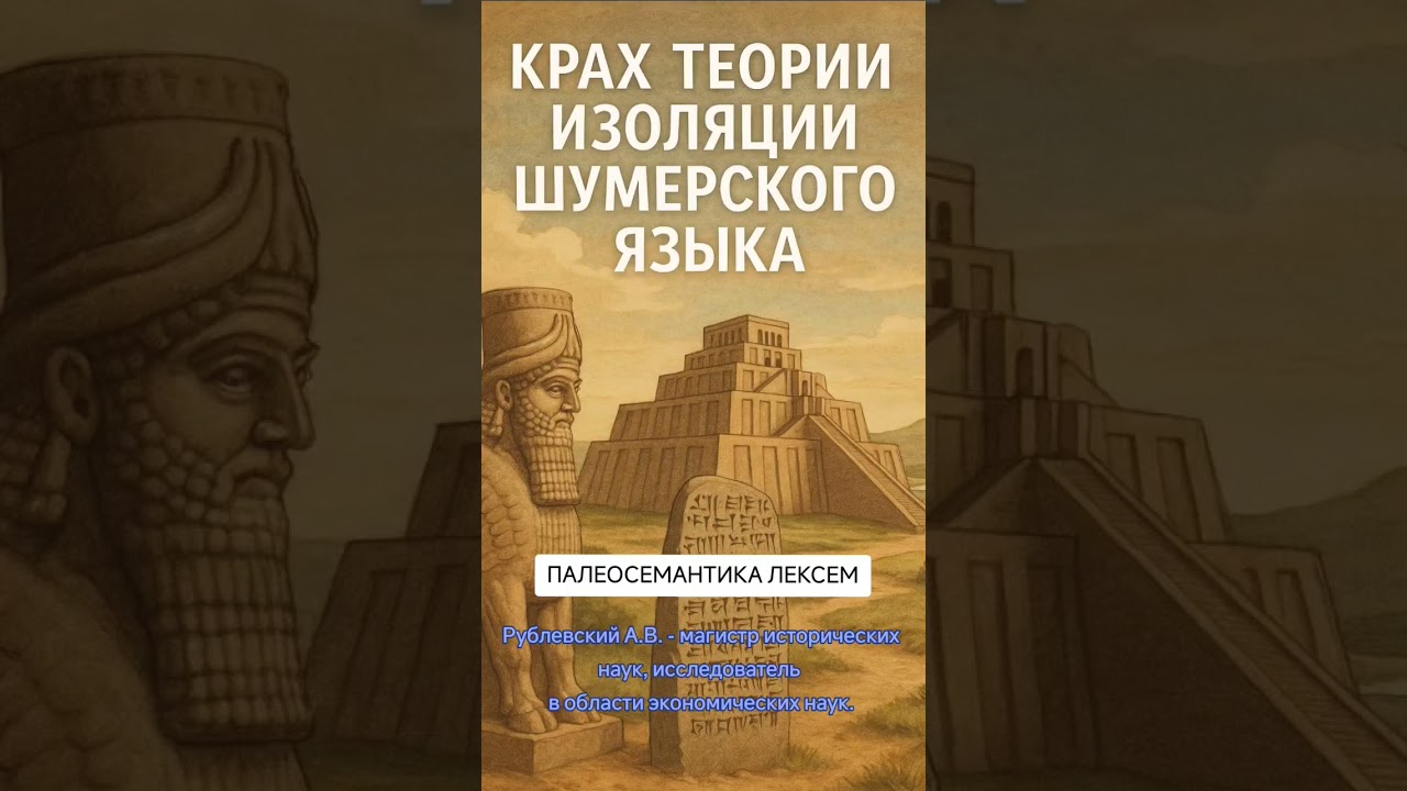 Крах теории изоляции шумерского языка. палеосемантика лексем. Рублевский А.В.