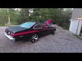 1976 chevy nova start up and ride along