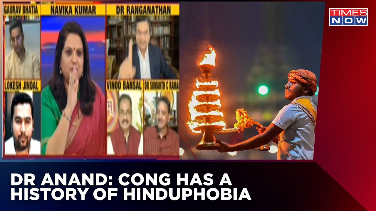 Dr Ranganathan Lists 13 Instances Where Cong Insulted Hindus | Challenges Cong spokesperson To Rebut