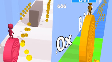 LAYERS ROLL - MAX LEVEL BIG UPDATE - Tutorial 🐶🎊 ( iOS Android )