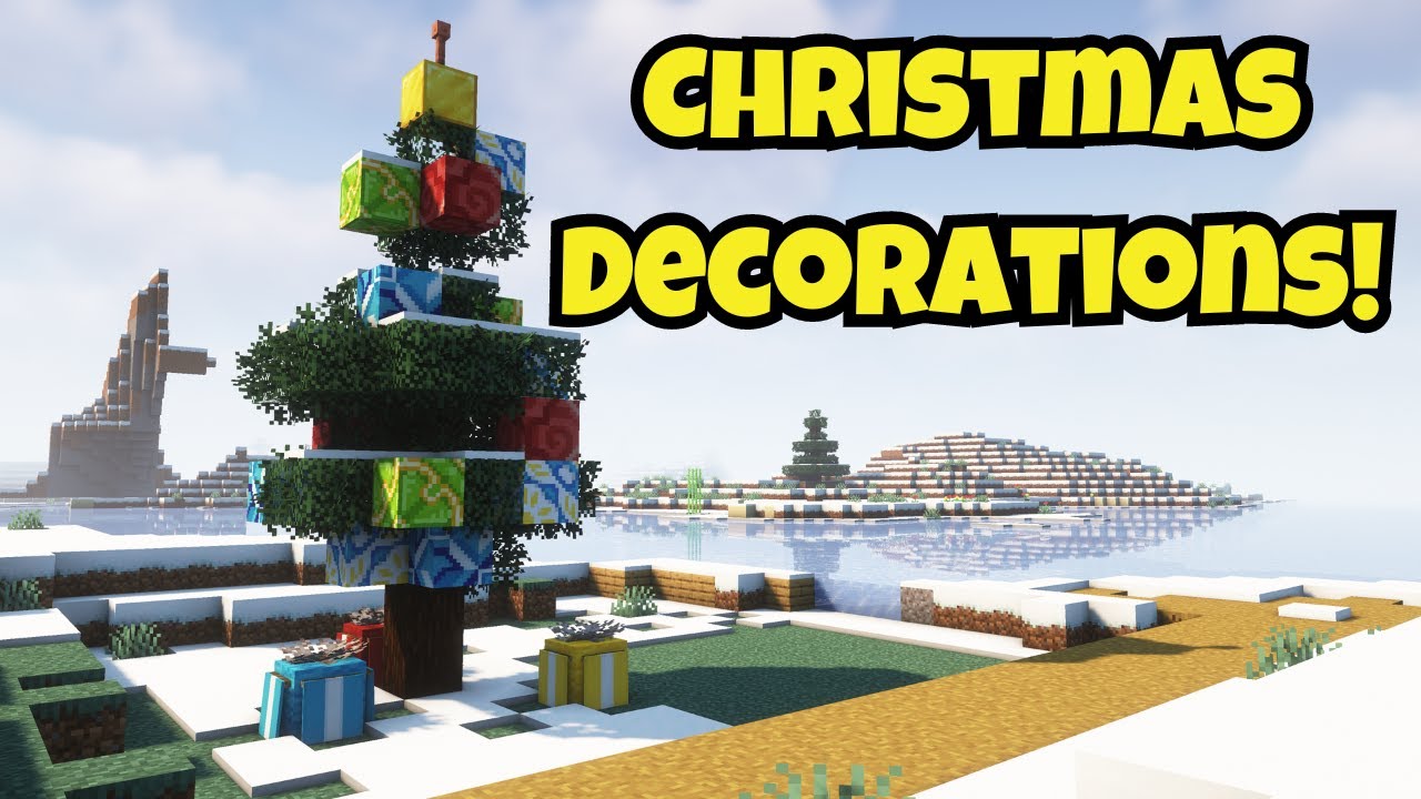 How To Make Christmas Decorations in Minecraft - YouTube