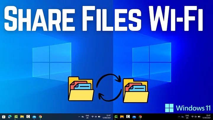How to Transfer Files Between Two Windows 11 PCs Over Wi-Fi | Share Files Wirelessly (2025)