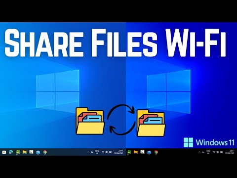 How to Transfer Files Between Two Windows 11 PCs Over Wi-Fi | Share Files Wirelessly (2025)