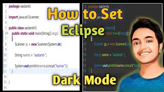 how to set dark mode in eclipse IDE ।। light mode to dark mode in eclipse IDE