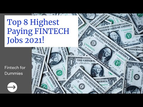 Top 8 Highest Paid Fintech Jobs 2021 | Most in Demand!