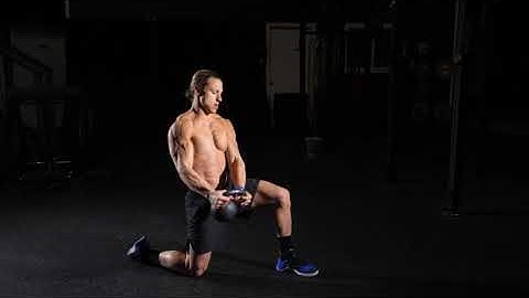 Half Kneeling KB Low to High Chop