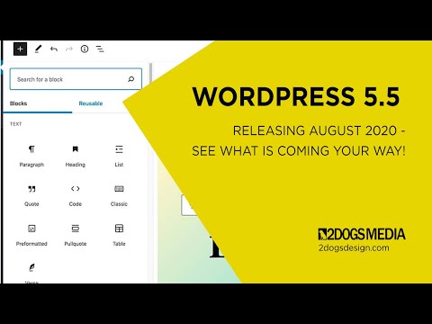 WordPress 5.5 Features