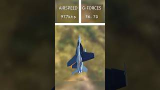 How many GFORCES can I pull in the F/A18E Super Hornet?  (Game: Infinite Flight)