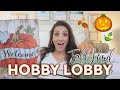 FALL KICKOFF! HUGE HOBBY LOBBY FALL DÉCOR HAUL *WITH SALE PRICES*