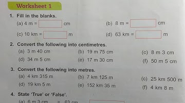 DAV Class 4 unit 5 worksheet 1 ।। Math class 4 chapter 5 worksheet 1 dav public school