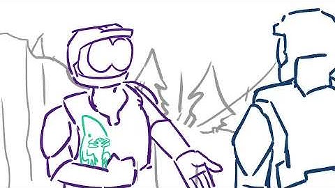 Red vs Blue Animatic - Baby Steps (voicemail scene)