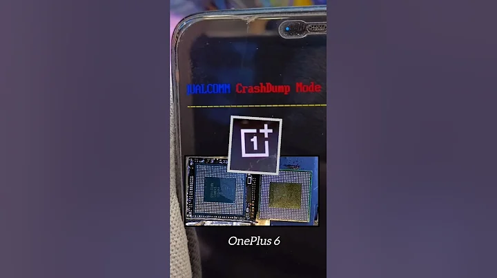 OnePlus 6 crash dump mode #shortsfeed #shorts
