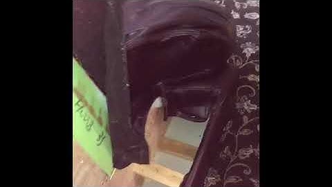 Leather sofa sagging cushions