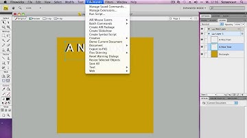 How to make a fancy shadow effect for text in Fireworks